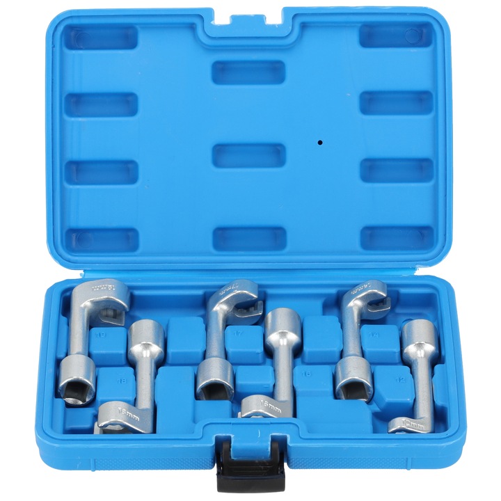 Set tubulare conducte injector 1/2" 12-19mm 6 piese, chei pentru tevi injectie motor diesel