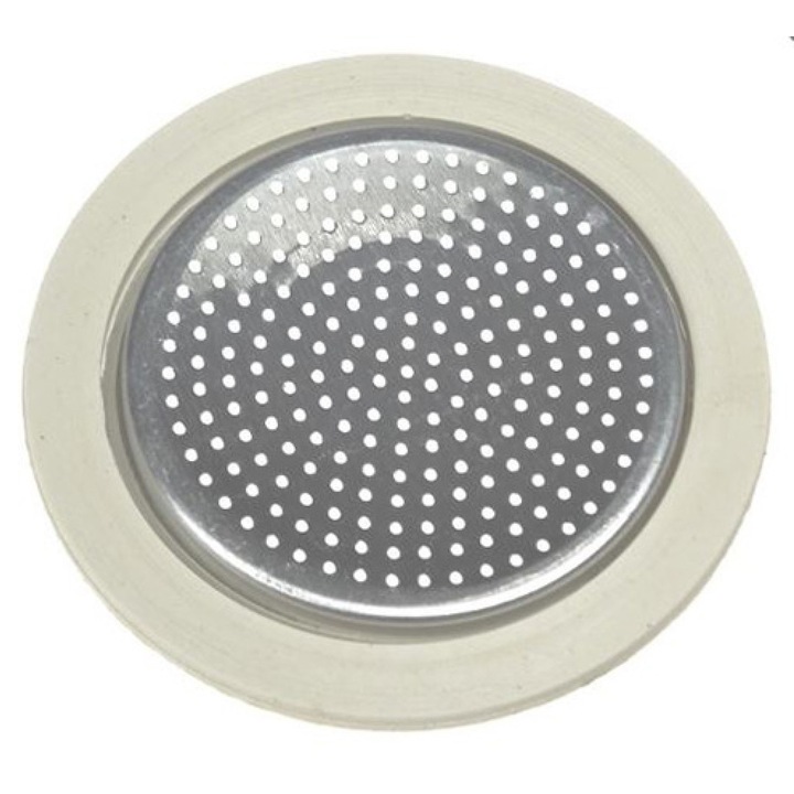 Set Garnitura De Etansare Si Filtru Pentru Cafetiera, Camry, Cr 4424, Diametru Interior 7 cm, Diametru Exterior 8.4 cm, Material Cauciuc, 7x8.4 cm, Bej