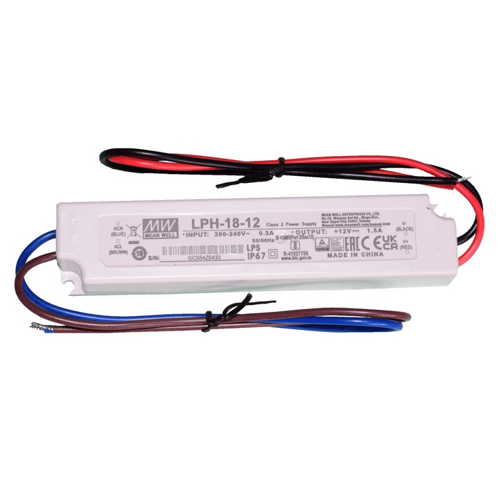Захранващ блок Meanwell LPH-18-12