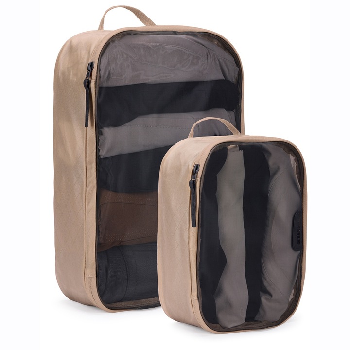 Set saculeti de depozitare Thule Packing Cube mediu + mic, Gentle Beige