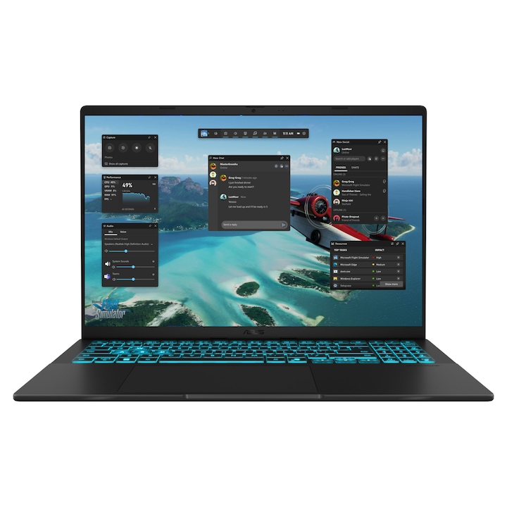 Laptop ASUS Vivobook V16, 16GB, 512GB SSD, RTX 4050, 16'', Windows 11 Home