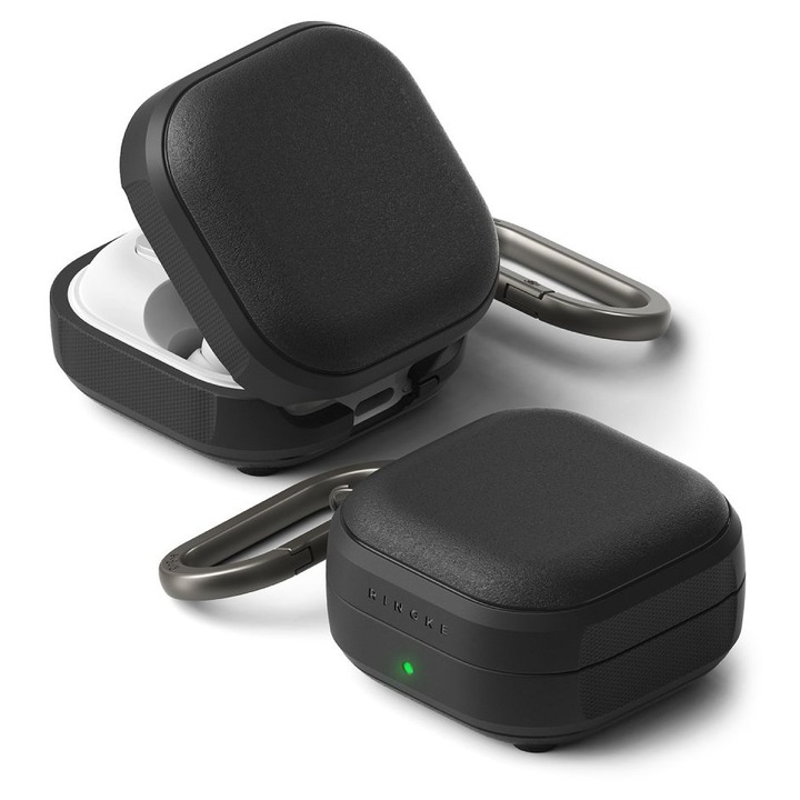 Carcasa Ringke Onyx Magnetic compatibila cu Samsung Galaxy Buds 4 / 4 Pro, Negru