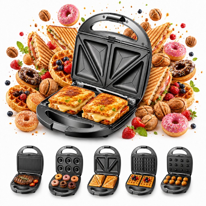 Sandwich Maker 5 in 1 ZIBBA Life™