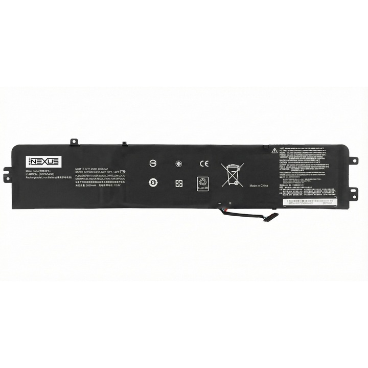 Baterie laptop LENOVO Y520-15IKBN, 15IKBA, 15IKBM, L16M3P24, L14S3P24, 5B10M41934, 5B10M41935, 5B10H41180, 5B10H41181, 3ICP6/54/90 45Wh capacitate mare 4050 mAh iNEXUS ULTRA