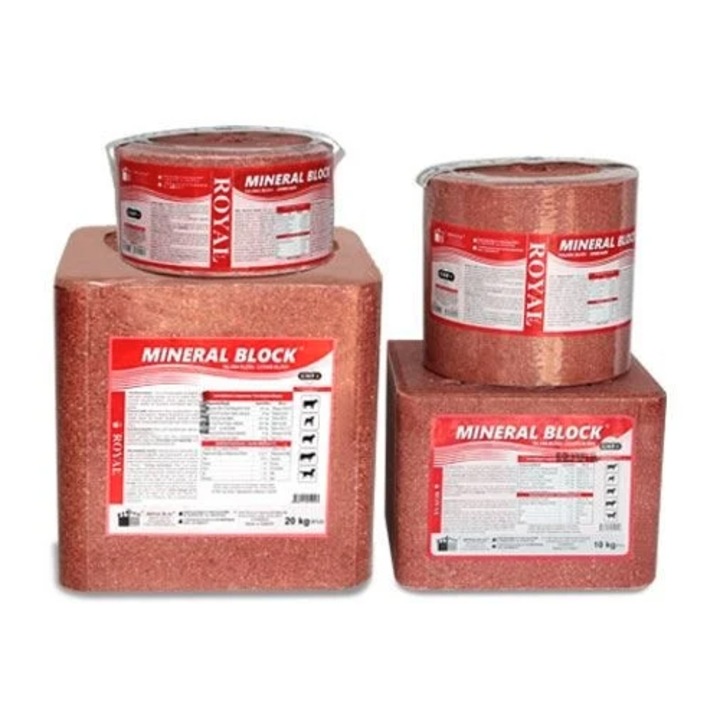 Sare minerală vitaminizată Royal Ilac, 5 kg, pentru bovine, ovine și caprine, susține imunitatea