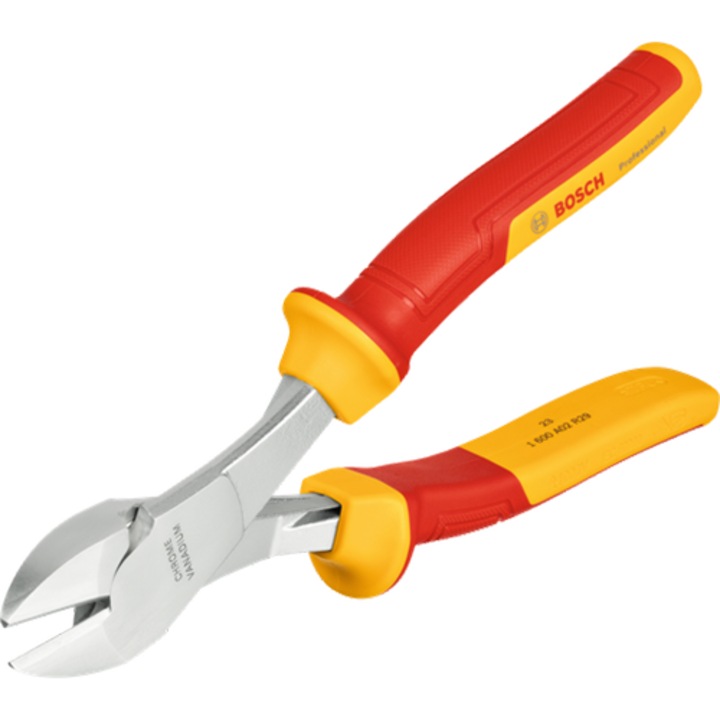 Cleste diagonal de mare putere electricieni VDE, Bosch Professional 1600A02NE2, 200mm