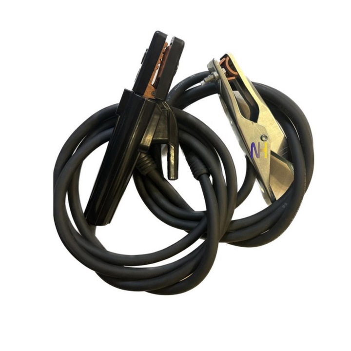 Kit cabluri Home 25mm sudura 5m / 5m cu clesti 300A cu conectori 9mm