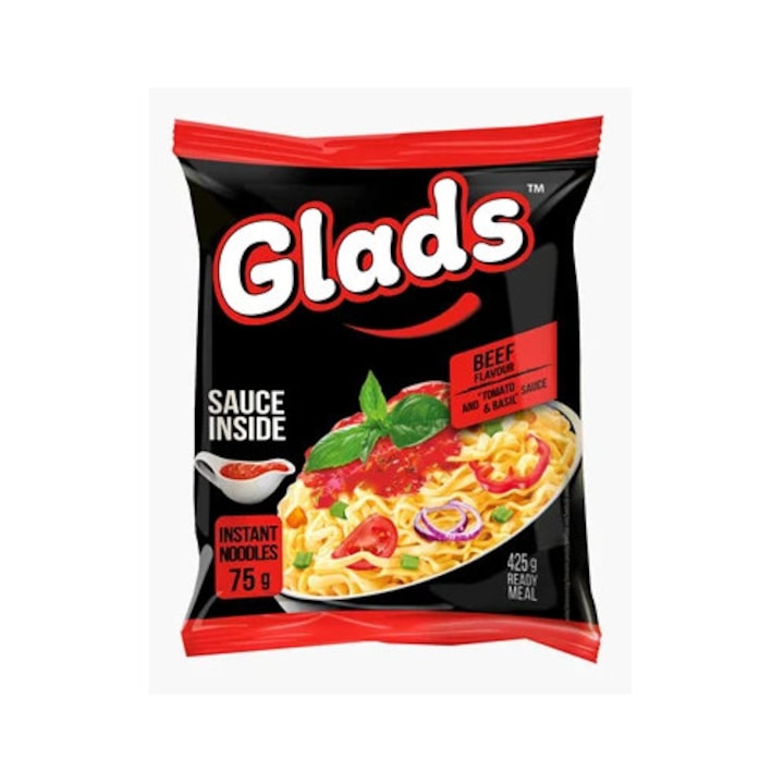 Taitei Instant Aroma Vita si Sos Rosii, 95 g, Glads