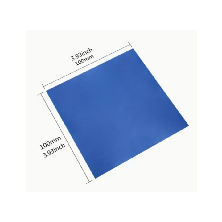 Pad siliconic termic eXtraPlusEnergy 100x100x1mm, albastru, conductivitate termică 2.0 W/m-K