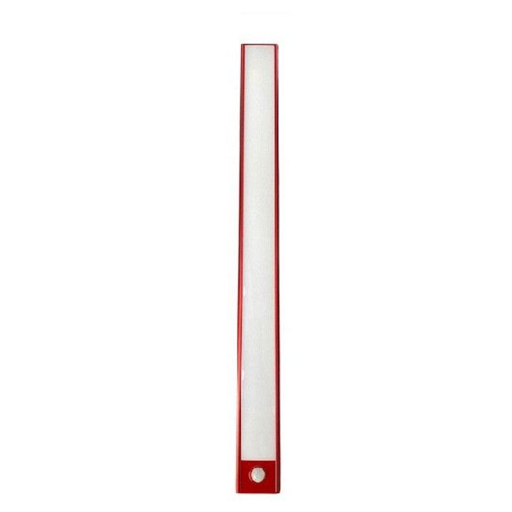 Lampa LED portabila, cu senzor de miscare, reincarcabila, magnet, putere 3.5w, lungime 43cm, rosu