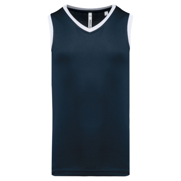 Maiou de baschet pentru barbati, respirabil si confortabil, Proact PA4050, Navy/White, XL