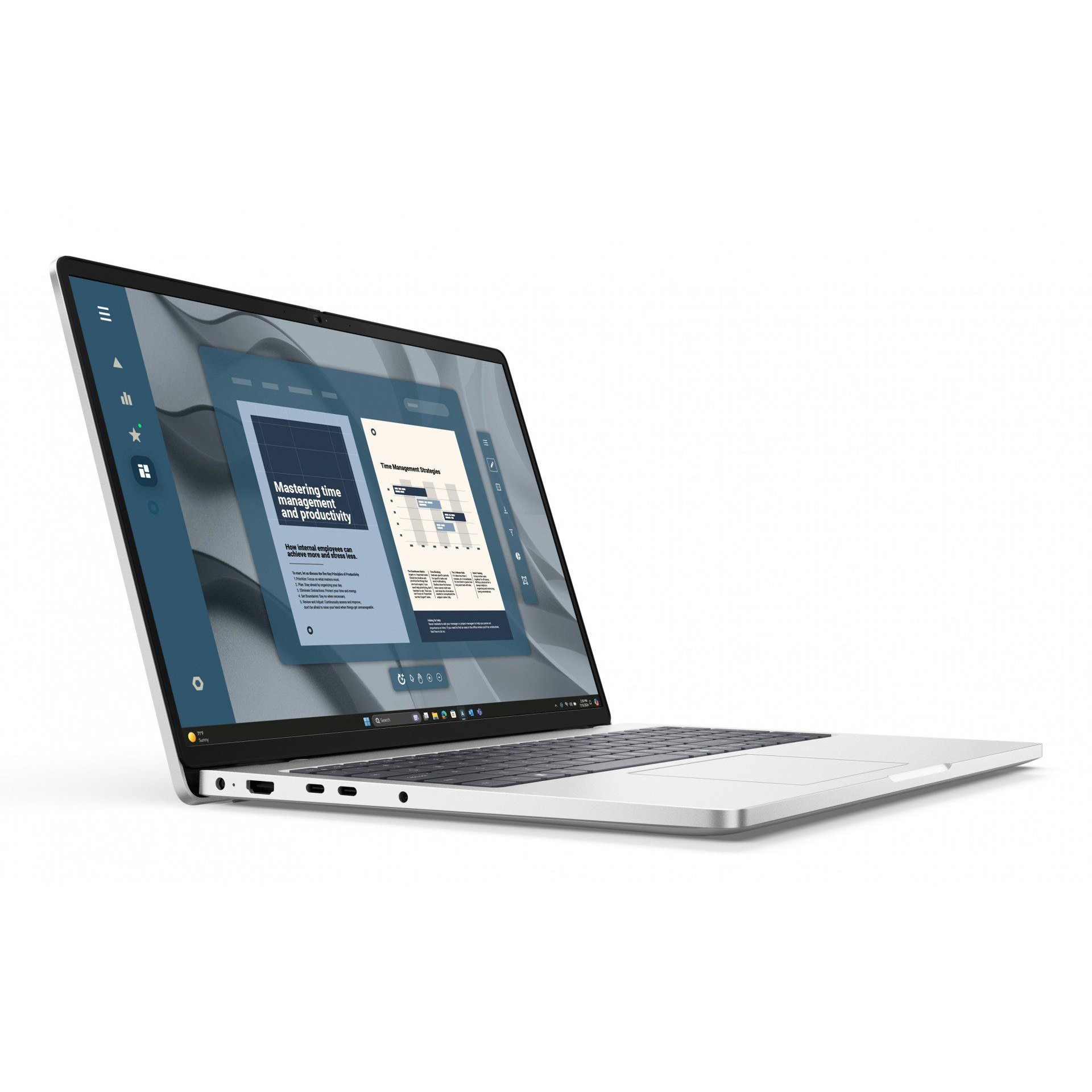 Laptop Dell Pro 16 PC16255 YHY2D, 16 inch 1920 x 1200, AMD 340 6 C / 12 T, 2.0 GHz - 4.8 GHz, 6 MB 16 MB cache, 16 GB DDR5, 512 GB SSD, AMD Radeon Graphics, Windows 11 Pro, Tastatura Czech, Slovak