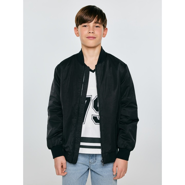 Geaca bomber baieti, Big Star, neagra