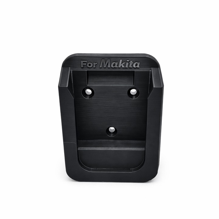 Makita 18V akkumulátor fali tartó, akkumulátor rögzítő tartó elektromos szerszámokhoz, Makita akkumulátor rögzítő adapter, 3D nyomtatás, fekete