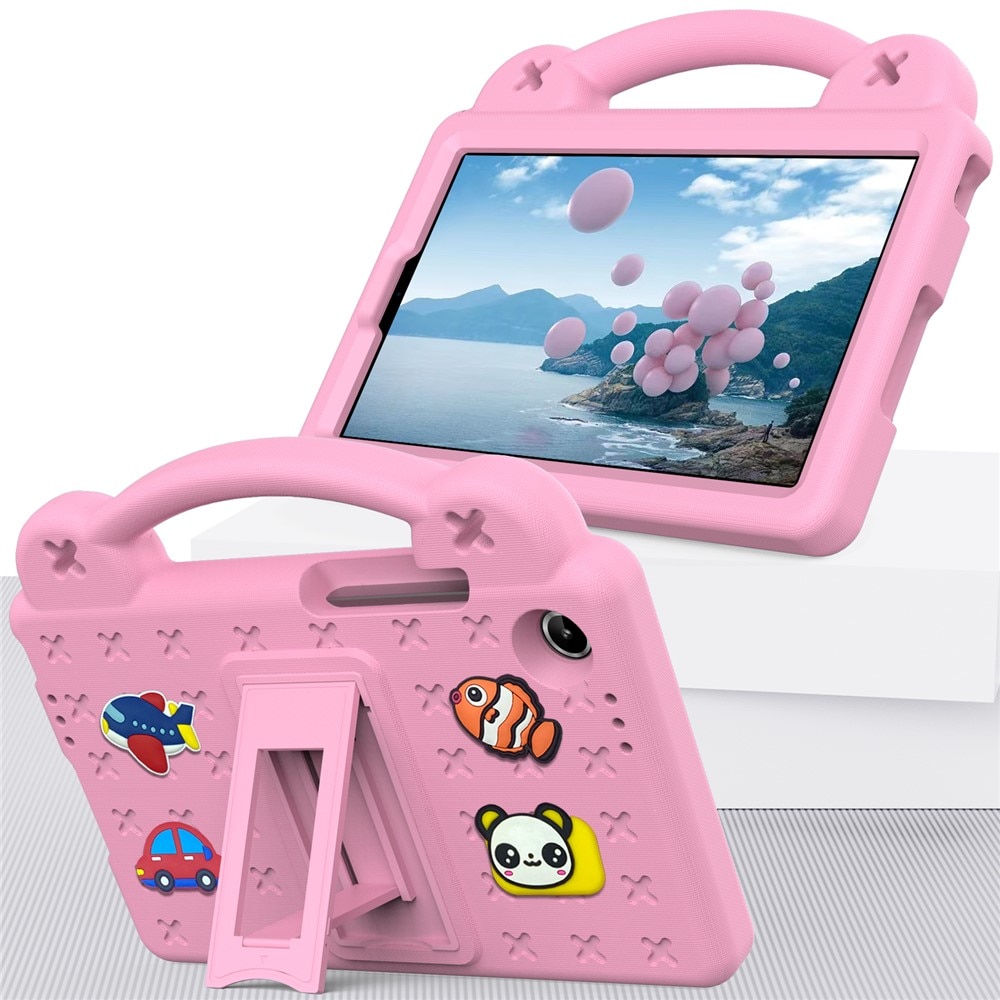 Husa tableta XGSM pentru Lenovo Tab One 8,7", modele vesele, roz, cu suport