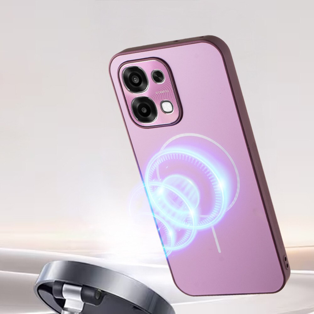 Husa telefon Oppo A6 Pro 5G, roz, compatibila cu MagSafe, protectie sporita, design elegant