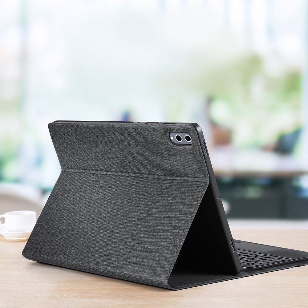 Husa cu tastatura Bluetooth pentru Samsung Galaxy Tab S11 Ultra, Dux Ducis TK Series, negru, protectie 360, functie suport