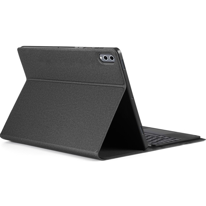 Husa cu tastatura Bluetooth pentru Samsung Galaxy Tab S11 Ultra, Dux Ducis TK Series, negru, protectie 360, functie suport