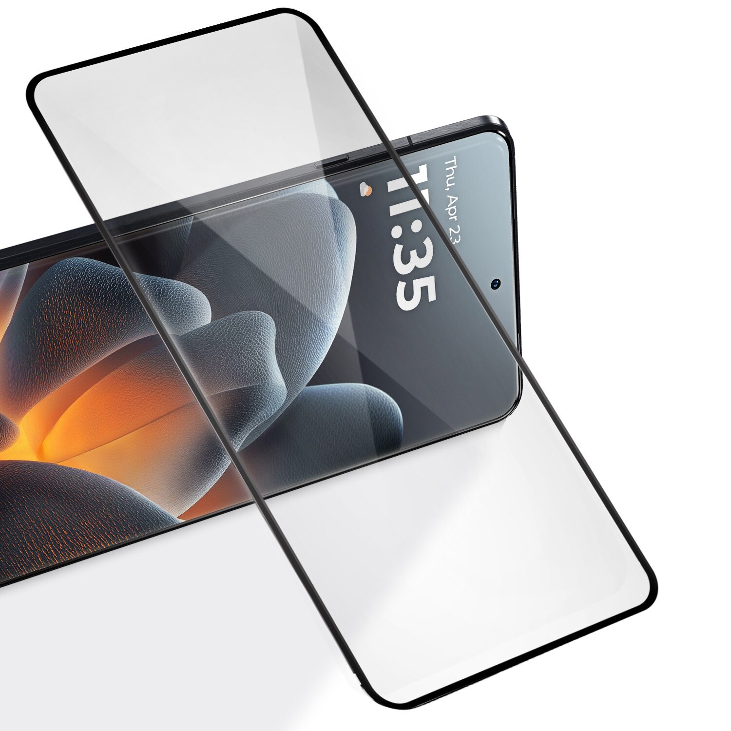 Set 2x Folii de protectie din sticla securizata ERBORD 3D pentru Motorola Signature, tarie 9H, transparent