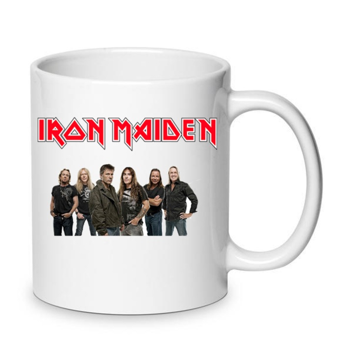 Cana ceramica, Iron Maiden, Mug No.1, 330ml, alba, set