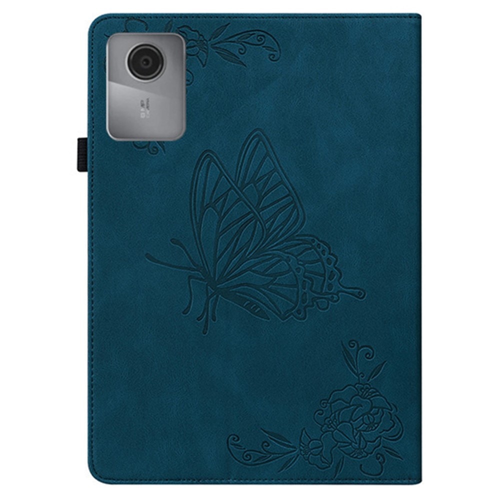 Husa pentru Lenovo Idea Tab 11" / Tab K11 11" (a 2-a generatie), Fluture, albastru