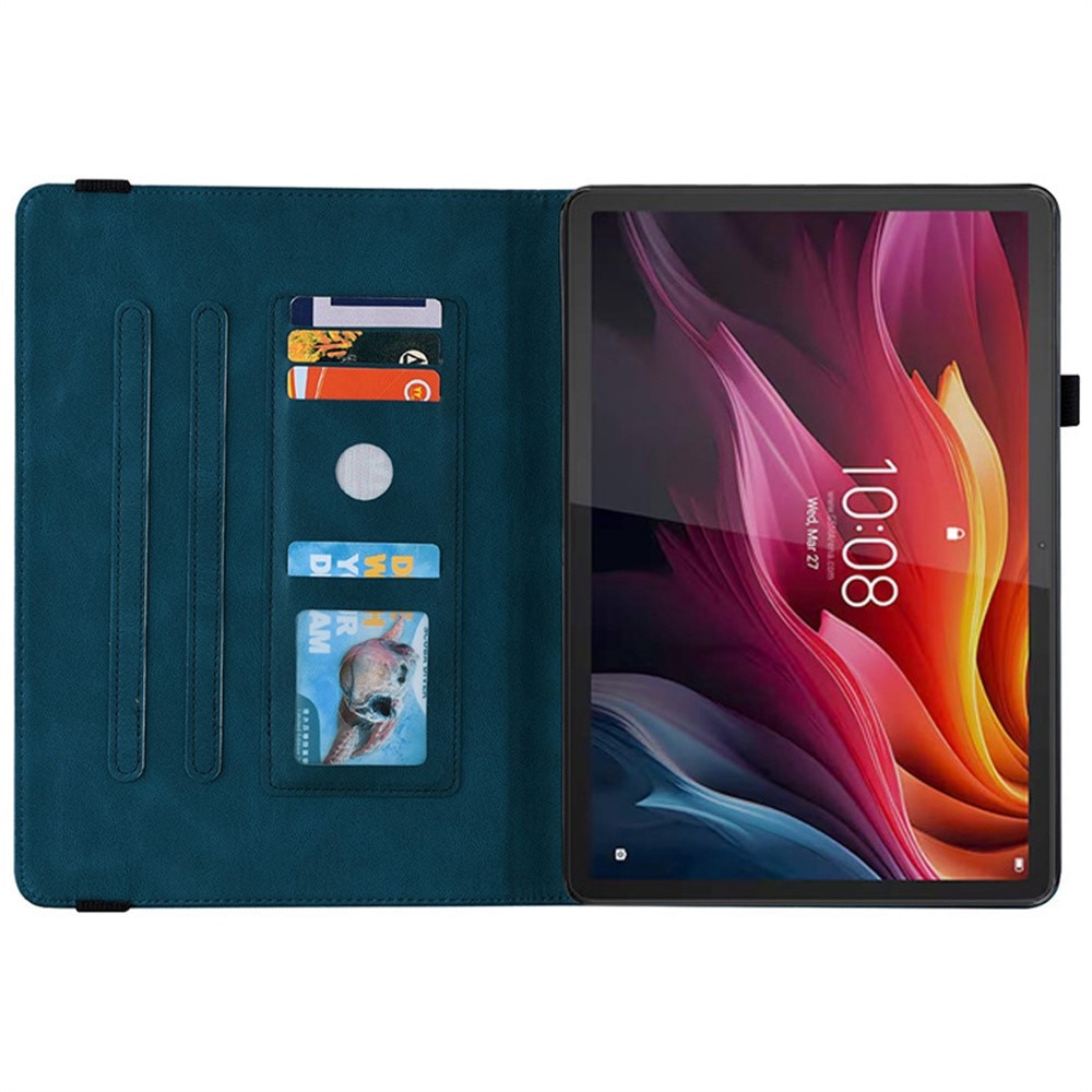 Husa pentru Lenovo Idea Tab 11" / Tab K11 11" (a 2-a generatie), Fluture, albastru
