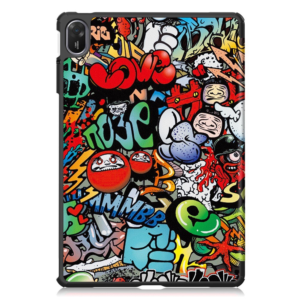 Husa pentru Huawei MatePad 11.5 2025, Smartcase, Graffiti
