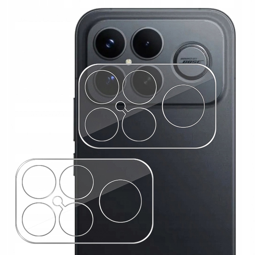 2x Folie protectie ERBORD pentru aparat Xiaomi Poco F8 Ultra, transparent, 9H
