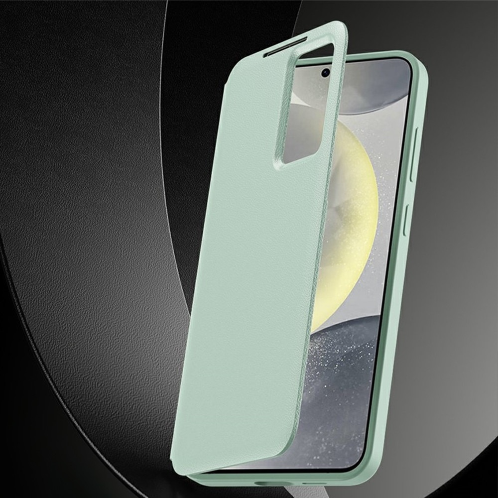 Husa pentru Samsung Galaxy S26 Ultra, Smart View Wallet, verde
