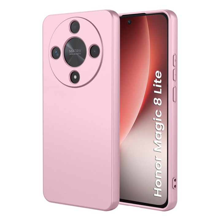 Husa pentru Honor Magic 8 Lite, Silicone Lite, roz