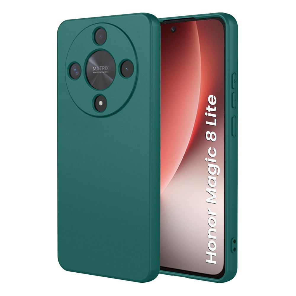 Husa pentru Honor Magic 8 Lite, Silicone Lite, verde