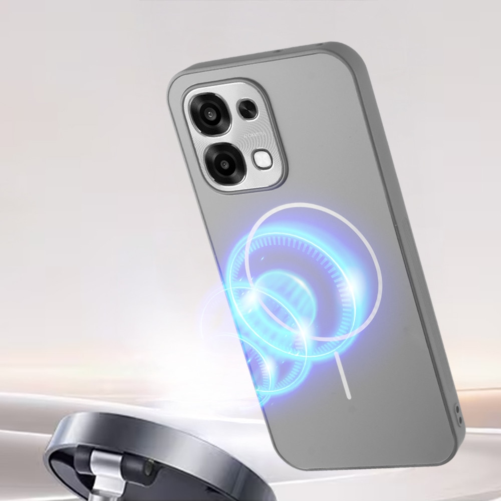 Husa telefon Oppo A6 Pro 5G, XGSM, tytan gri, compatibila cu MagSafe
