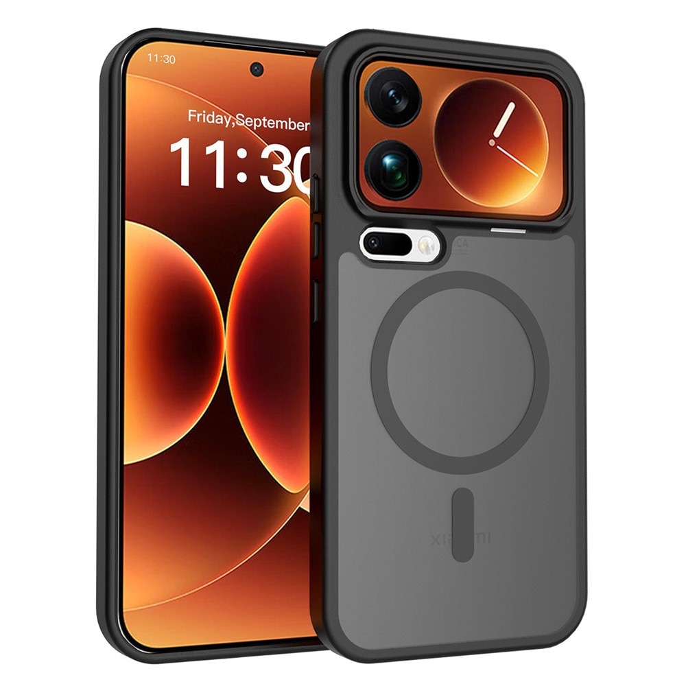 Husa pentru Xiaomi 17 Pro Max, Fusion Hybrid, pentru MagSafe, neagra