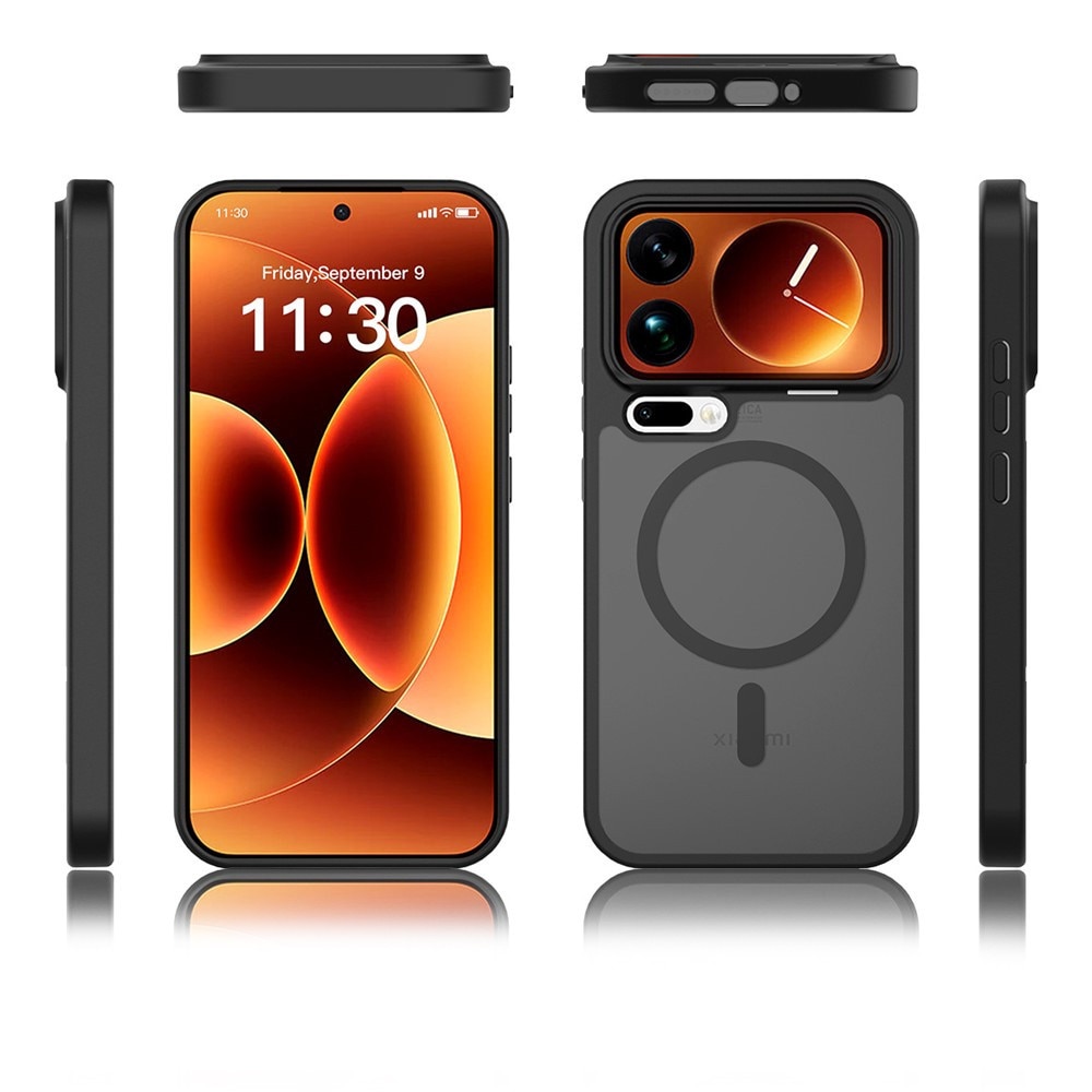 Husa pentru Xiaomi 17 Pro Max, Fusion Hybrid, pentru MagSafe, neagra
