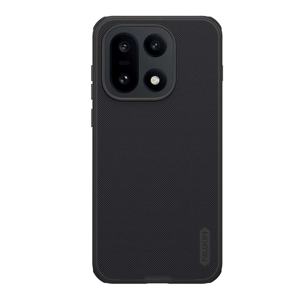Etui pentru telefon, Nillkin Super Frosted Shield, hibrid PC + TPU, mat, negru, pentru OnePlus 15 5G