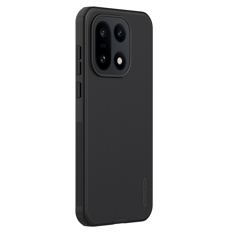 Etui pentru telefon, Nillkin Super Frosted Shield, hibrid PC + TPU, mat, negru, pentru OnePlus 15 5G
