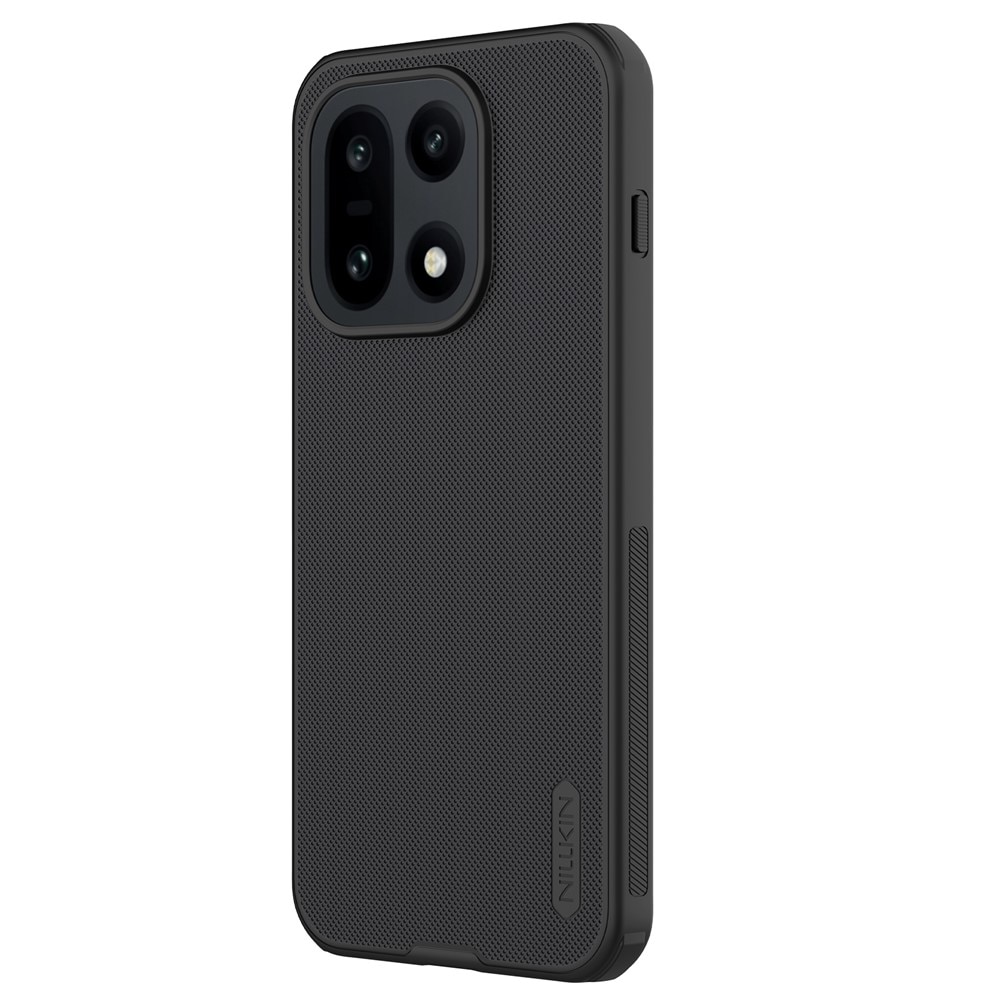 Etui pentru telefon, Nillkin Super Frosted Shield, hibrid PC + TPU, mat, negru, pentru OnePlus 15 5G