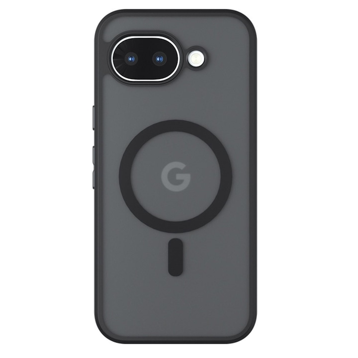Husa pentru Google Pixel 10a, Fusion Hybrid, pentru MagSafe, negru