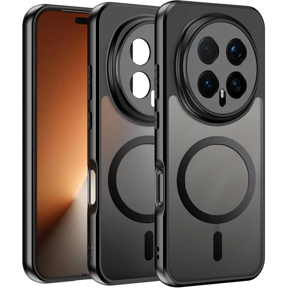 Husa pentru Honor Magic 8 Pro, pentru MagSafe, carcasa mata ERBORD, neagra