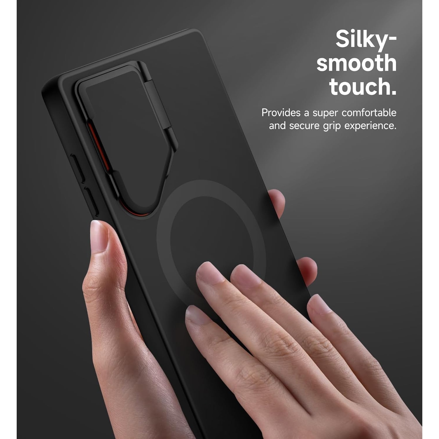 Husa pentru Samsung Galaxy S24 Ultra, Suritch rezistenta la socuri, pentru MagSafe, neagra
