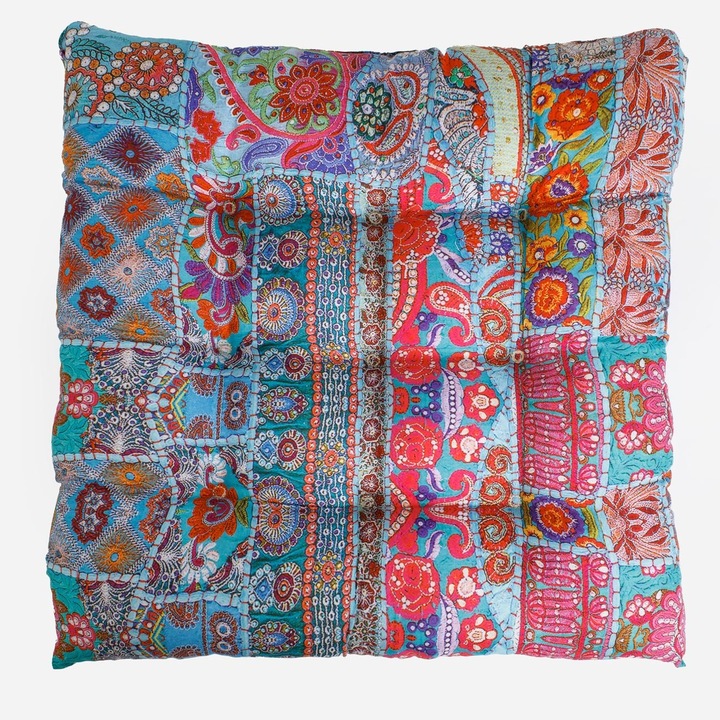 Perna pentru Scaun Multicolora Boho 40x40cm