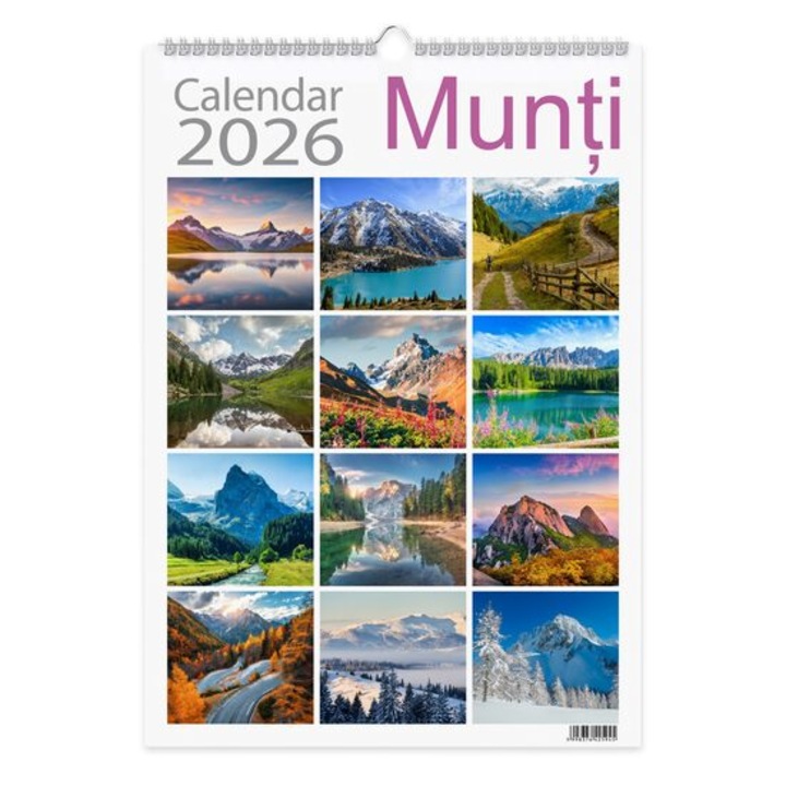 Calendar perete 2026 Munti