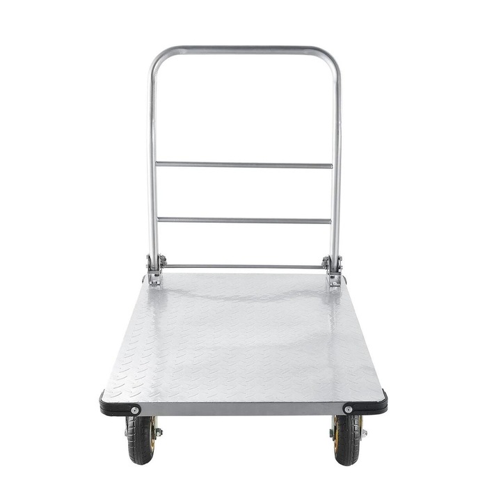 Carucior cu platforma pliabil, Roti pivotante, Capacitate max 900 kg ...
