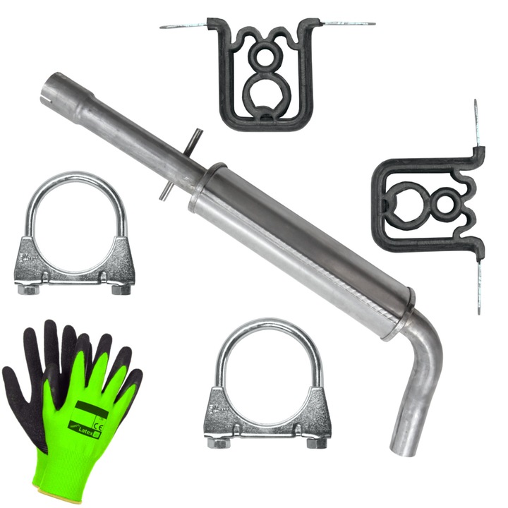 Volkswagen VW Golf 4 IV 97 - 06 1.6 1.8 2 Hatchback Kombi középső kipufogódob