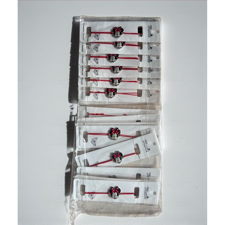 Set bratara martisor cu personaj pentru fetite, 12 bucati