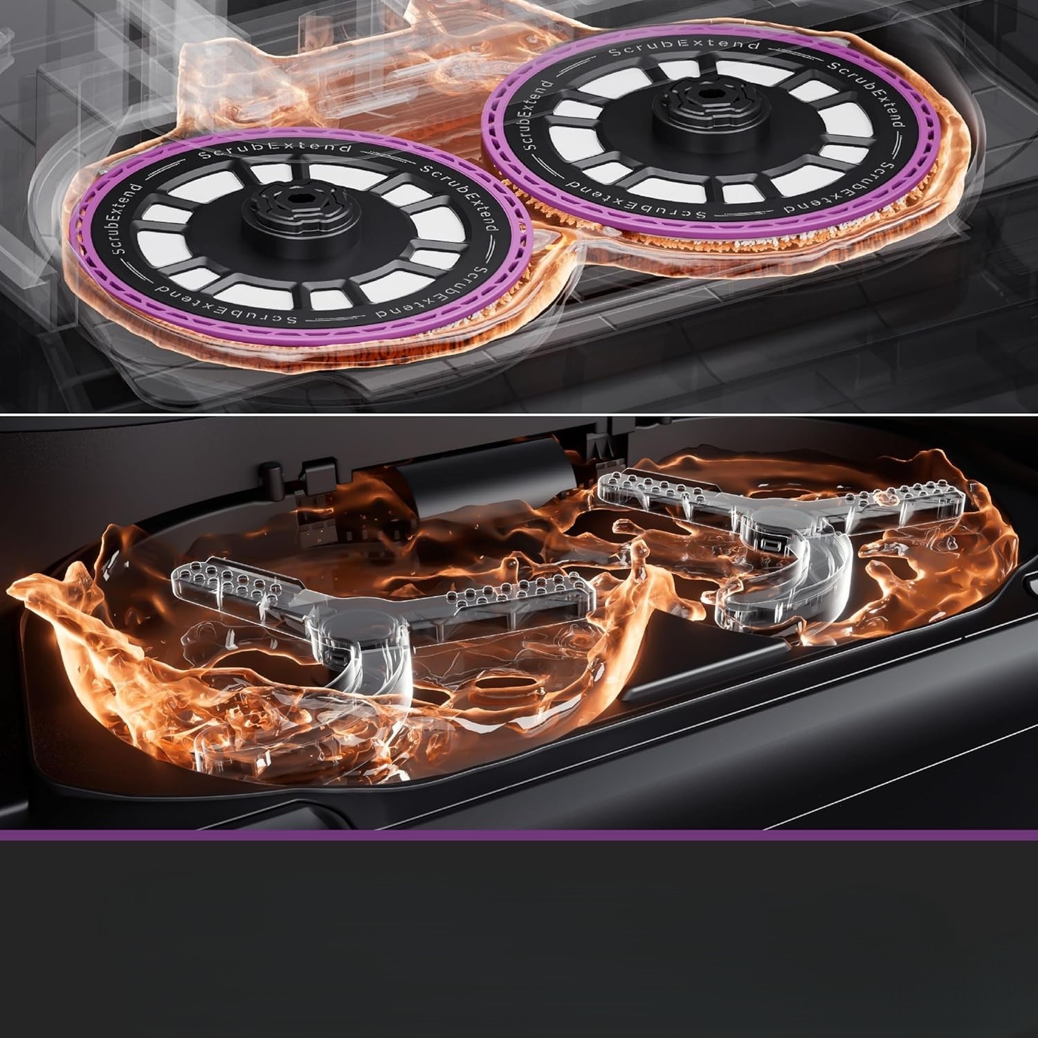 Aspirator Robot Eureka J15 Max Ultra Black, 22000 Pa, Navigație LiDAR, Mop Extensibil, Set cu Stație All-in-One