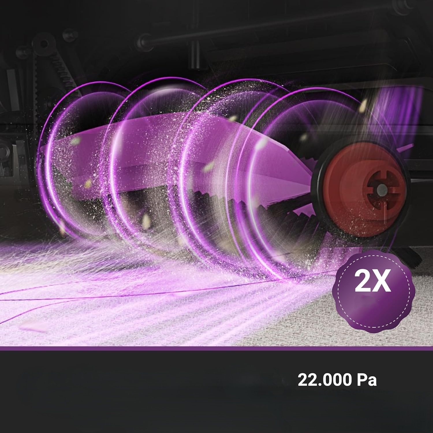 Aspirator Robot Eureka J15 Max Ultra Black, 22000 Pa, Navigație LiDAR, Mop Extensibil, Set cu Stație All-in-One