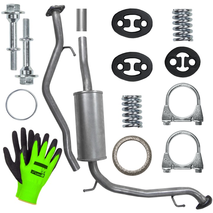 Középső kipufogódob POLMOSTRÓW Honda Jazz 2 II GD GE 1.2 1.4-hez