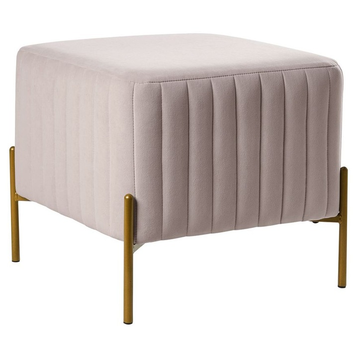 Taburet Utah Catifea Taupe