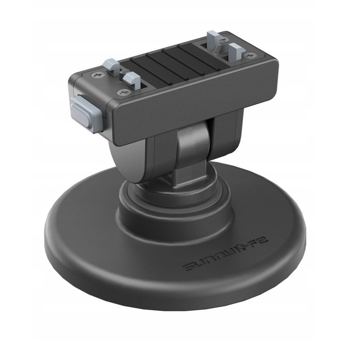 Suport magnetic cu eliberare rapida, sunnylife, dz-142-d, suport cu filet de 1/4", 1/4", baza magnetica, sistem de eliberare rapida, magneti puternici, perna moale din silicon, utilizare universala, placa magnetica autoadeziva, plastic